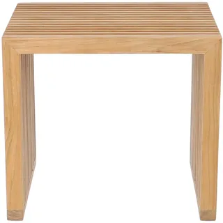 jan kurtz Hocker Tivoli Teak massiv 50 x 45 x 45 cm Braun