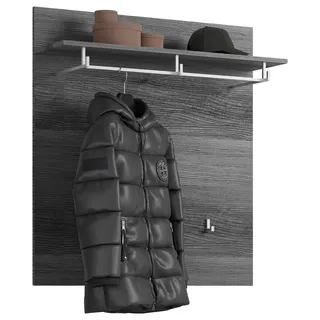 xonox.home Garderobenpaneel Scout 90 x 98 x 27 cm Grau