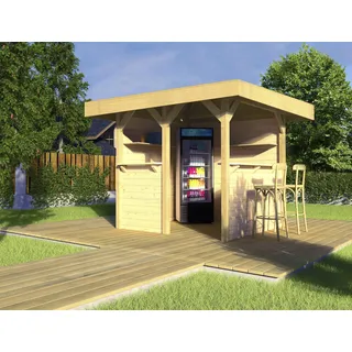 Weka Gartenlaube 657 262x262cm Pavillon natur (657.2626.00.02)
