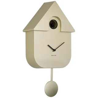 [DL] Wall Clock Modern Cuckoo ABS metallic Gold