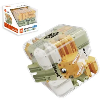 UYVPAER 3D Labyrinth Kugel Komplexes Puzzle Mit Rollenden Kugeln, Large Labyrinth 3D Puzzl Maze Cube, Zauberwürfel Spielzeug Interaktives Würfel Lernspielzeug Für Klassenpartys, Geburtstage