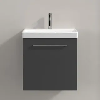 Villeroy & Boch Waschtischunterschrank 1 Tür 52,6 x 51,4 x 38,4 cm Schwarz