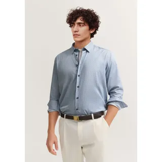Bugatti Langarmhemd blau L,