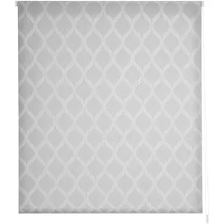 Estoralis | Davos | Modernes Design-Rollo | Lichtdurchlässig Stoff | Farbe - Grau | 90 x 255 cm. (Breite/Höhe) Stoffgröße 87 x 250 cm. | Rollos für Fenster und Türen