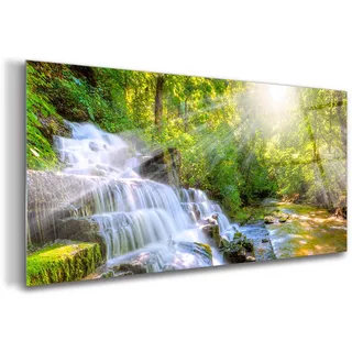 GLASBILD 100x50 cm Wald