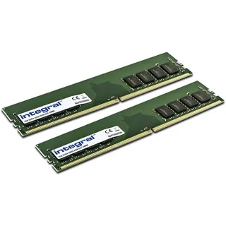 Integral 16GB(2 X 8GB) DDR4 RAM 2400MHz DIMM Desktop-Arbeitsspeicher-Kit, Grün