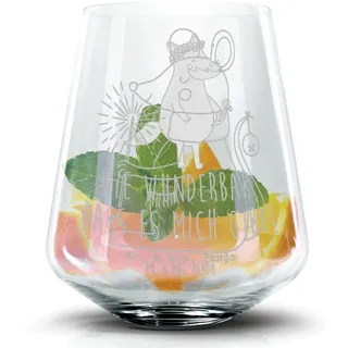 Mr. & Mrs. Panda Cocktailglas Maus Weihnachten, Tumbler, Transparent, Tumbler, Martiniglas, Cocktai, Premium Glas, Mäuschen Martini Glas Hugo Glas