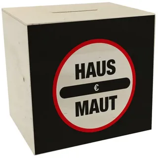 speecheese Spardose Haus Maut Spardose aus Holz