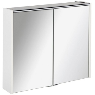 FACKELMANN Badezimmerspiegelschrank Spiegelschrank DV 80 weiß