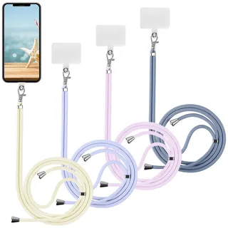 Yoedge Universal Handyband Geeignet für alle Smartphones,Einstellbar und Abnehmbar Schlüsselband Halsband Kordel zum Umhängen,Smartphonekette für Unterwegs Kompatibel mit iPhone/Samsung/Xiaomi/Huawei