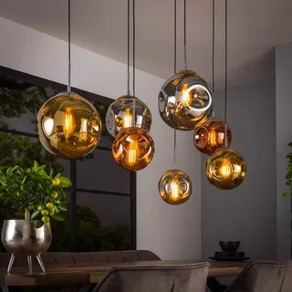 Onooro Bologna Pendelleuchte, E27 7-flammig Cluster, BE614-7458/29,