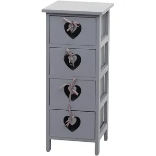 MCW Kommode Sues 29 x 70 x 25 cm Grau/Braun