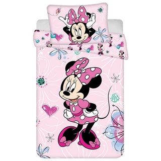 Babybettwäsche Disney Bettwäsche Minnie Mouse Babybettwäsche 100 x 135 cm, Jerry Fabrics