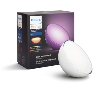 Philips 71460/60/48 A+, Hue Go - tragbares, kabelloses Licht EEK A+, Plastik, weiß, 21.4 x 21.2 x 11.5 cm