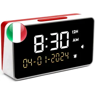 Top Life Italienisch sprechender Wecker - Sprich Italienisch
