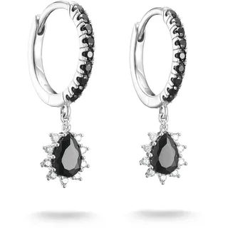 Thomas Sabo Creolen True Romance schwarz, silber 74864311 2,5cm