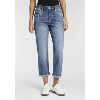 Herrlicher Breezy Cropped Denim Straight High Waist Blau 32