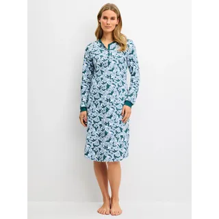 CALIDA Midnight Flowers Nachthemd Blau 40/42
