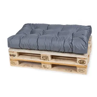 TexDeko Palettenkissen 120 x 80 x 18 cm grau 1 St.