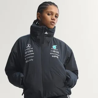 adidas Damen Mercedes - Amg Petronas Formula 1 Team Engineers Coat, black, L