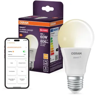 Osram LED-Lampe A60 9W E27 2700K warmweiß