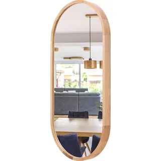 stolarnia pika Oval Spiegel 80 x 48 cm Braun