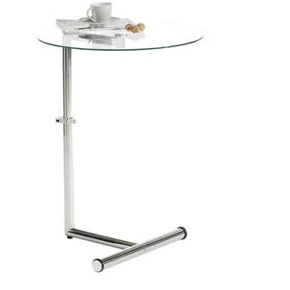 Idimex Leonie Silber Glas 46 x 46 x 46 cm