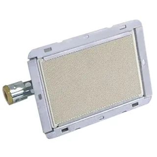 Keramikbrenner L 160mm B 121mm mit Brennbereich 130x90mm komplett ohne Düsen für Cookmax und Potis