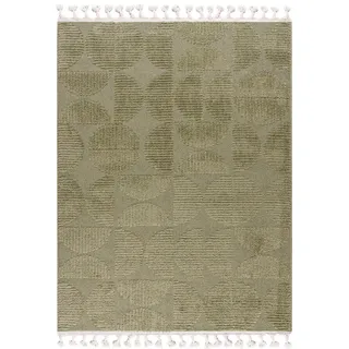 mazovia Designer-Teppich 80 x 150 cm Grün