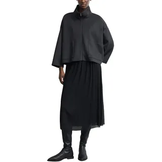 Comma, Faltenrock Damen Schwarz 40