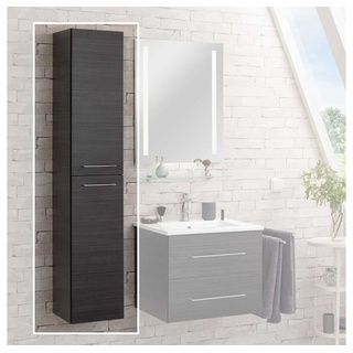 FACKELMANN Hochschrank B.perfekt Hochschrank - Dark Oak Badausstattung24