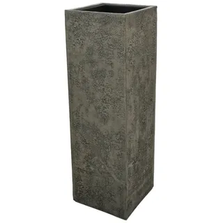 Flingora Bodenvase Temple, mit Einsatz - Fiberglas - Indoor & Outdoor - Blassbraun - Höhe 97 cm braun Ø 31 cm x 31 cm x 97 cm x 31 cm