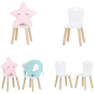 Chipolino Kinderstuhl + Kindertisch, Kinder Tischset Holztisch, Kindersitzgruppe,