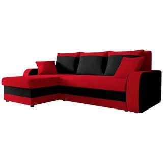 Mirjan24 Ecksofa Rot, 5-Sitzer, einzeln stellbar, L-Form,L-Form, 238x147 cm, Wohnzimmer, Sofas & Couches, Wohnlandschaften, Ecksofas