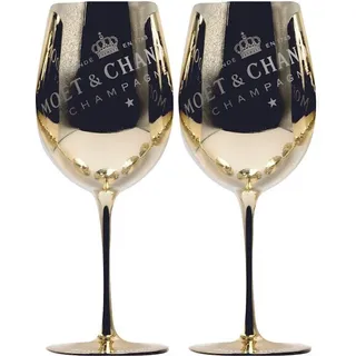 Moet Chandon Glas Gold Imperial Champagnerglas 2 Stück - Gold