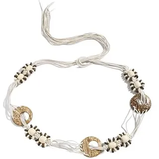YKAFADE Flechtgürtel Taillengürtel Quaste Gürtel Seil für Damen, Böhmische Quastengürtel für Frauen Bindegürtel Stoffgürtel Boho Taille Gürtel Dünnem Quasten Kleidergürtel für Hemden T-Shirts Röcke