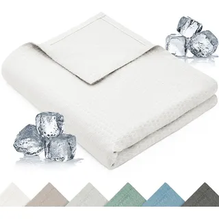 Blumtal Kühldecke, Sonoma Eiche, Textil, 120x100 cm, Oeko-Tex® Standard 100, Wohntextilien, Decken, Kuscheldecken