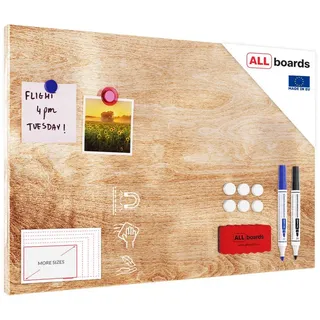 ALLboards Magnettafel 60,0 x 40,0 cm Holz