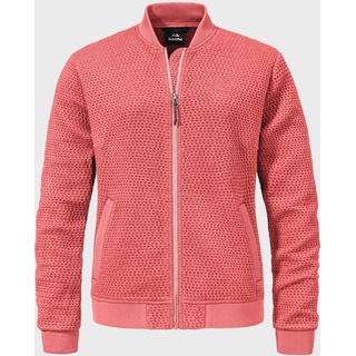 Fleecejacke SCHÖFFEL "Fleece Jacket Genua L" Gr. 38, rosa (3245, rosa) Damen Jacken Sportjacken