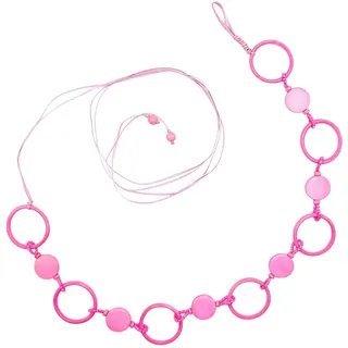 COLLEZIONE ALESSANDRO Damengürtel Materialmix pink 1