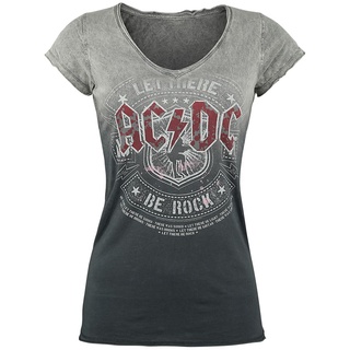 AC/DC T-Shirt - Let there be Rock - S bis 4XL - für Damen - Größe 4XL - grau/dunkelgrau  - EMP exklusives Merchandise!