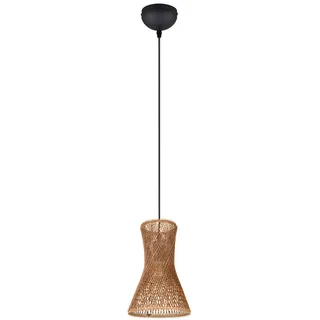 Hängeleuchte, Braun, Schwarz, Papier, 150 cm, Lampen & Leuchten, Innenbeleuchtung, Leuchten nach Räumen, Esstischlampen