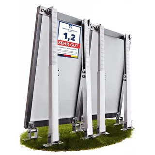 lichtblicker Balkonkraftwerk-Halterung für 2 Solarmodule verstellbar 42-70 cm