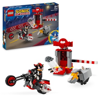 LEGO Sonic The Hedgehog Shadow The Hedgehog Flucht, Set mit Motorrad-Spielzeug und Figuren aus dem Videospiel, Geschenk für Gamer und Fans ab 8 Jahren, Fanartikel für Jungs und Mädchen 76995