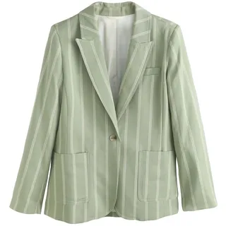 Next Blazer N. Premium beige / hellgrün 40