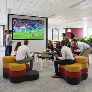 Modularer Pouf Mila Round