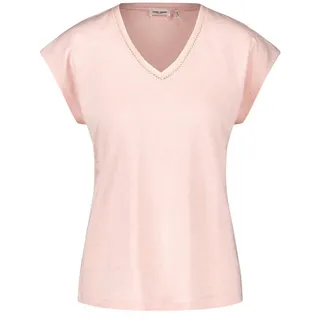 GERRY WEBER Shirtbluse Kurzarmshirt mit Chiffonblende 44