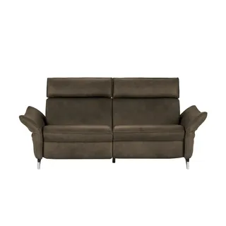 himolla Einzelsofa aus Echtleder 1926 ¦ braun ¦ Maße (cm): B: 194 H: 94 T: 95.0