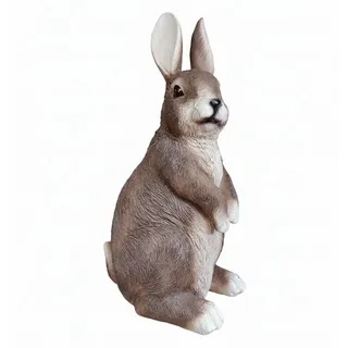 colourliving Osterhase Realistische Hasenfigur für Garten & Wohnbereich – Osterdeko (1 St), 2 verschiedene Hasenfiguren zur Auswahl braun 20 cm x 49 cm x 26 cm