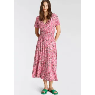 Jerseykleid TAMARIS Gr. 36, N-Gr, pink Damen Kleider Freizeitkleider in Midilänge